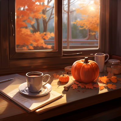 Good Morning Fall And Pumpkin Spice Coffee