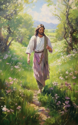 A Beautiful Day For A Peaceful Walk With Jesus