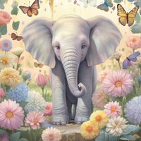Thumbnail for Baby Elephant In The Garden
