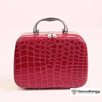 Thumbnail for 22 Bottle Diamond Painting Storage Case Fancy Handbag Free Diamond Painting Red 