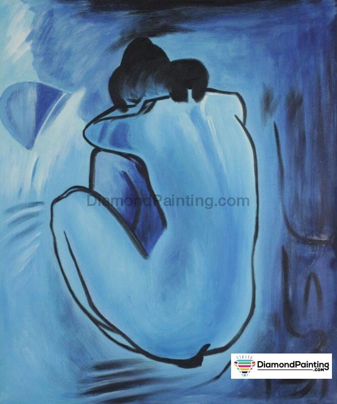 Blue Picasso Diamond Painting Kit for Adults Free Diamond Painting 