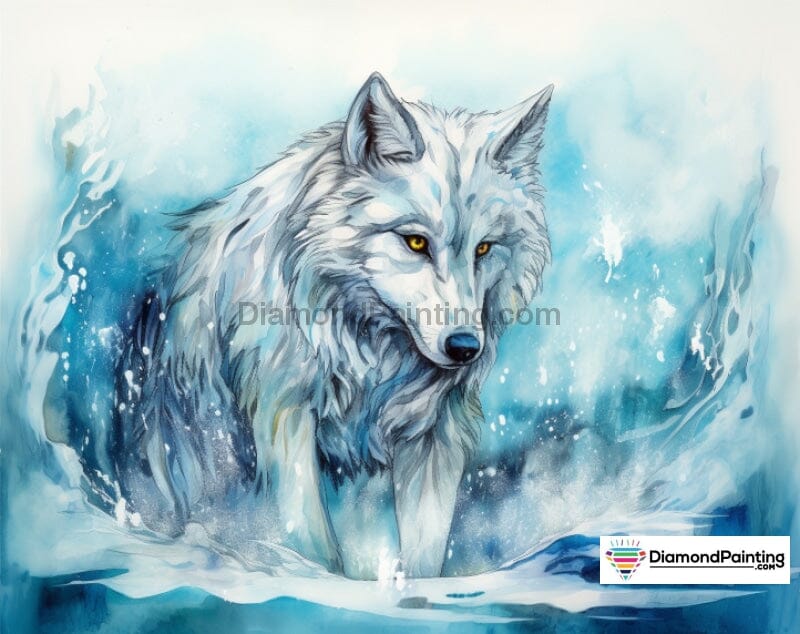Wolf Track Free Diamond Painting 