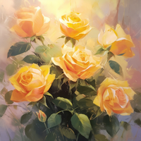 Thumbnail for Beautiful Bouquet Of Blooming Yellow Roses