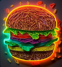 Thumbnail for Electric, Neon Burger