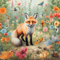 Thumbnail for Fox In Wildflowers