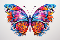 Thumbnail for Watercolor Peaceful Butterfly  Diamond Painting Kits