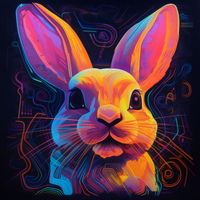 Thumbnail for Neon Big Eared Bunny