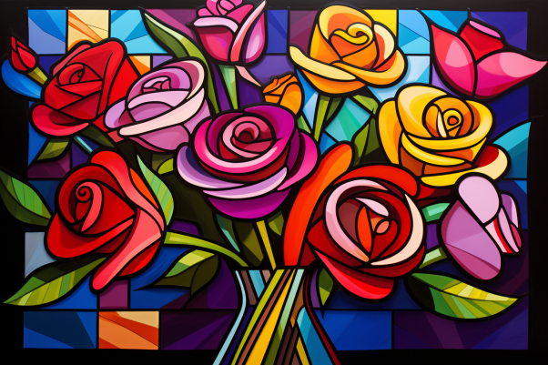 Beautifully Vivid Roses  Diamond Painting Kits