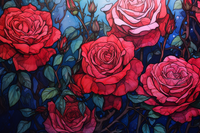 Thumbnail for Watercolor Red Roses