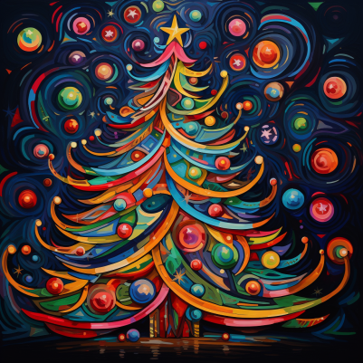Colorful Fun Christmas Tree