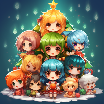 Anime Christmas Tree