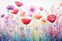 Thumbnail for Soft Precious Wildflowers Diamond Painting Kits