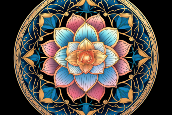 Graceful Mandala Flower