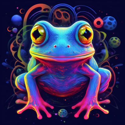 Happy Bright Frog