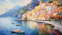Thumbnail for Amalfi Coast Diamond Painting Kits