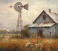 Thumbnail for Old Barn And Windmill