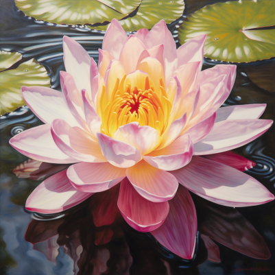 Blooming Water Lily