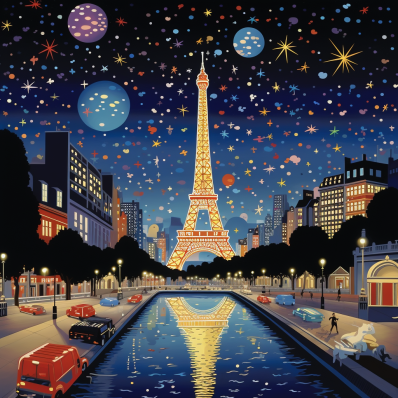 Starry Night In Paris