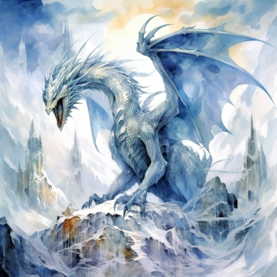 Fierce Ice Dragon