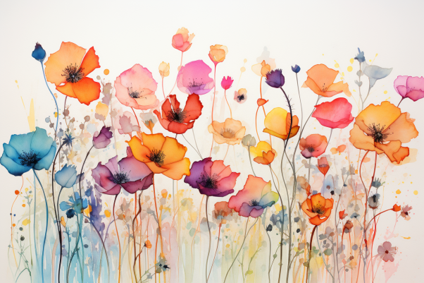 Simply Perfect Watercolor Flowers