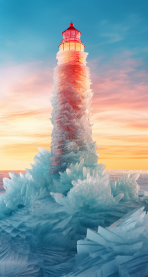 Frozen Lighthouse