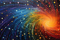 Thumbnail for Rainbow Galaxy Swirl  Diamond Painting Kits