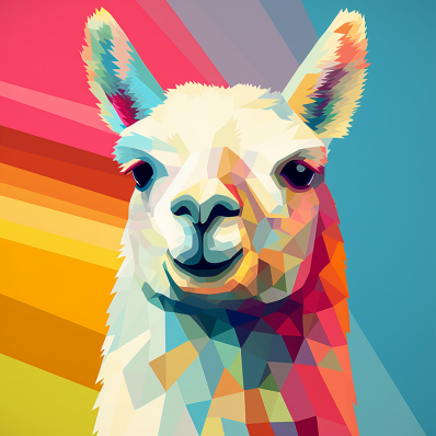 Llama Digital Art
