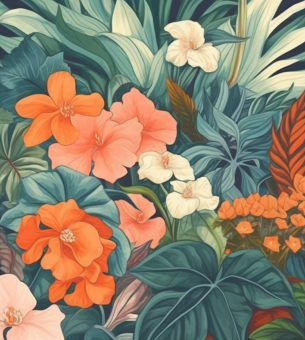 Tropical Botanical Flowers