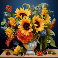 Thumbnail for Featuring Sunflowers In A Vase