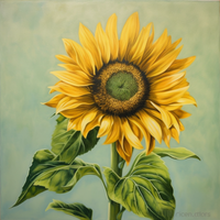 Thumbnail for A Single Sunflower In The Sun