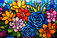 Thumbnail for Stained Glass Succulents