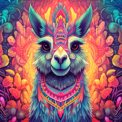 Sweet, Psychedelic, Llama