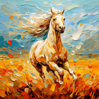 Thumbnail for Horse Running In Golden Field