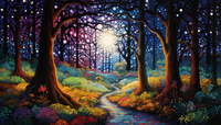 Thumbnail for Magical Forest  Diamond Painting Kits