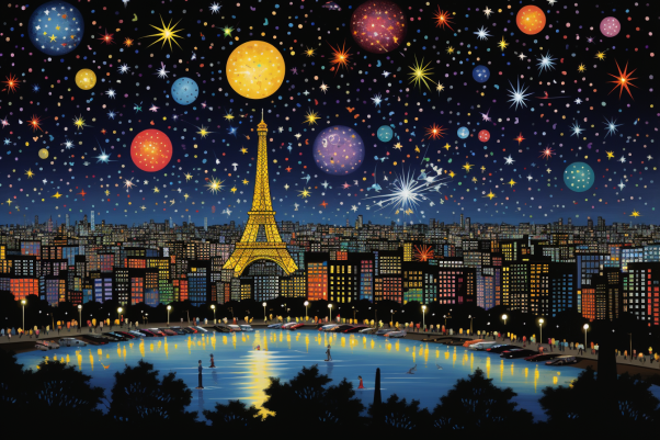 Party Starry Night In Paris