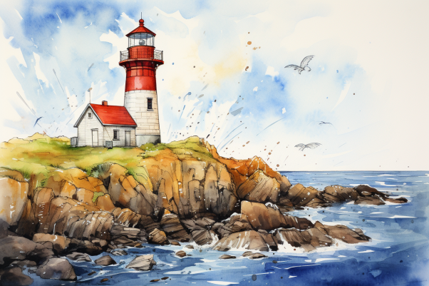 Lighthouse On A Peaceful Day