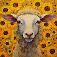 Thumbnail for Sweet Sheep And Sunflowers