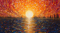 Thumbnail for Bright Sun On Calm Water