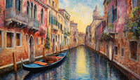 Thumbnail for Calm Venice Canal  Diamond Painting Kits