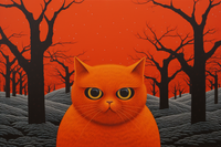 Thumbnail for Orange Cat  Diamond Painting Kits