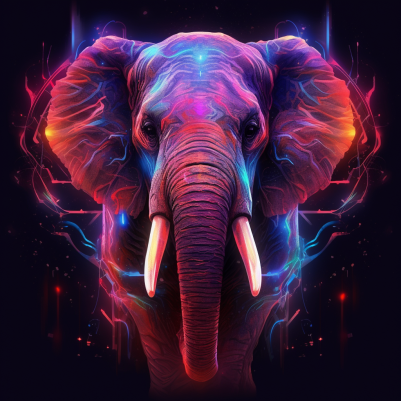 Neon Elephant