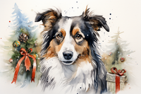 Thumbnail for Christmas Australian Shepherd