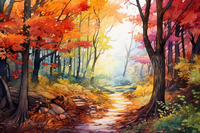 Thumbnail for Forest In Autumn And Little Path