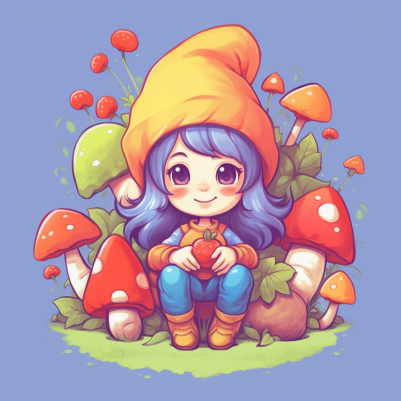 Adorable Gnome Girl