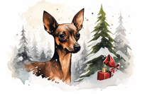 Thumbnail for Christmas Miniature Pinscher