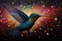 Thumbnail for Amazing Hummingbird And Stars