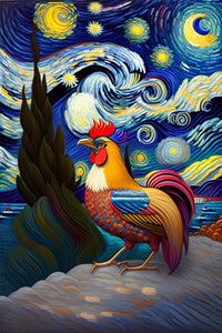 Thumbnail for Starry Night Rooster