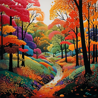 Thumbnail for Fun Trail In Forest Of Autumn Colors