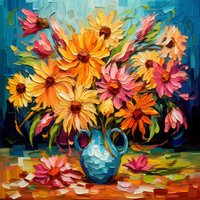 Thumbnail for Flowers In A Blue Vase