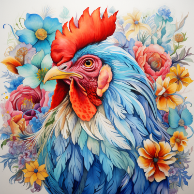 Mesmerizing Pretty Rooster